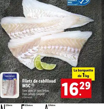 Lidl Filets de cabillaud MSC (5) offre