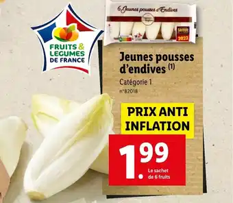Lidl 6 Jeunes pousses & Endives offre