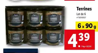 Lidl Terrines offre