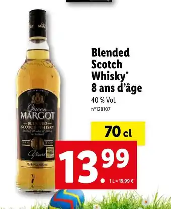 Blended Scotch Whisky* 8 ans d'Ăąge