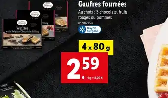 Gaufres fourrées