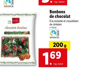 Lidl Bonbons de chocolat offre