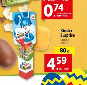 Lidl Kinder Surprise offre