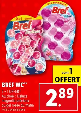 Lidl BREF WC offre