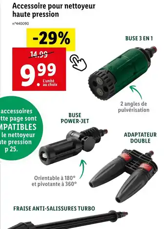 Lidl Accesssoire pour nettoyeur haute pression offre