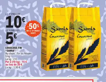 E.Leclerc COUSCOUS FIN "SAMIA" offre