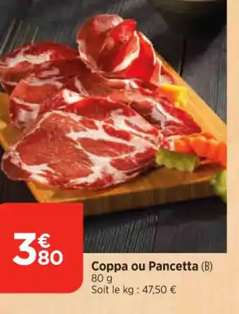 Coppa ou Pancetta (B)