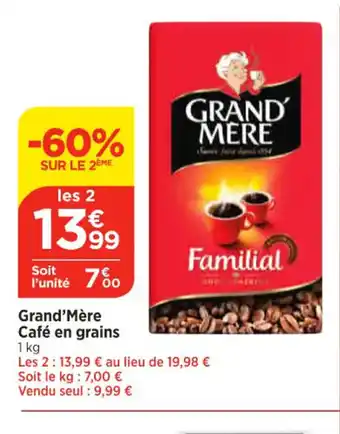 Grand'Mère Café en grains