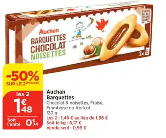 Maximarché Auchan Barquettes offre