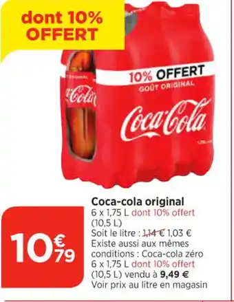 Maximarché Coca-cola original offre
