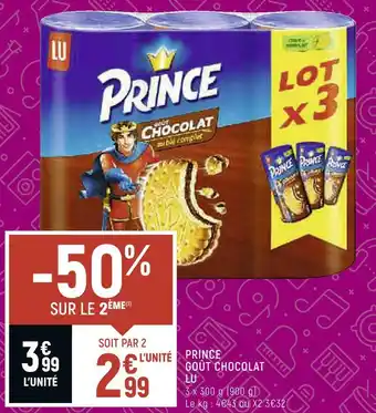 Lu prince goût chocolat
