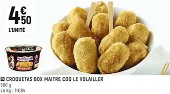 Maitre coq croquetas box le volailler