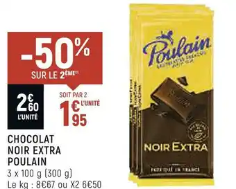 Poulain chocolat noir extra