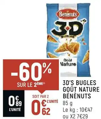 Benenuts 3dâs bugles goĂ»t nature