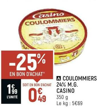Spar Casino coulommiers 24% m.g. offre