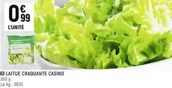 Casino laitue craquante