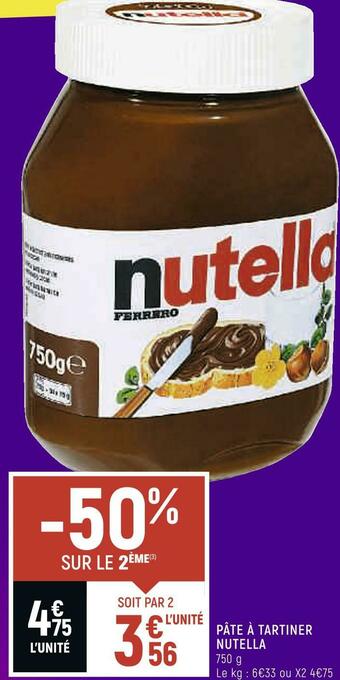 Nutella pâte à tartiner