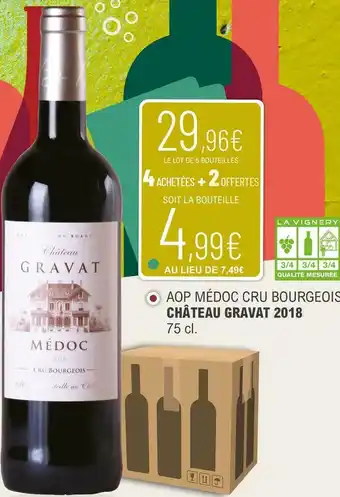 Château gravat aop médoc cru bourgeois 2018