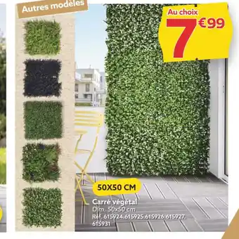 Gifi Carré végétal offre
