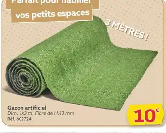 Gifi Gazon artificiel offre