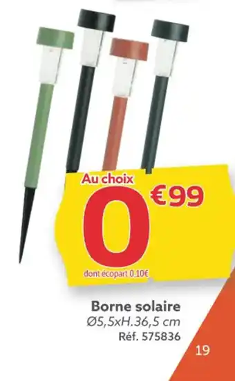 Borne solaire