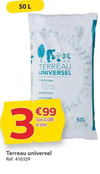 Gifi Terreau universel offre