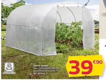 Gifi Serre tunnel offre