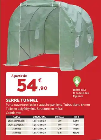 Bricomarché SERRE TUNNEL offre