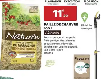 Bricomarché PAILLE DE CHANVRE offre