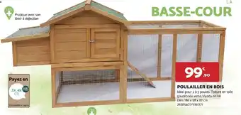 Bricomarché POULAILLER EN BOIS offre