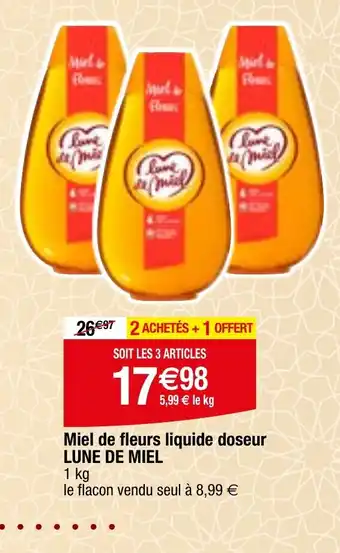 Migros Miel de fleurs liquide doseur LUNE DE MIEL offre
