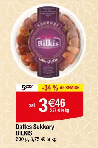 Migros Dattes Sukkary BILKIS offre