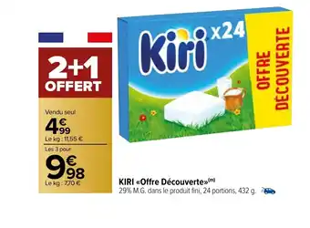 Carrefour Market KIRI Offre Découverte offre