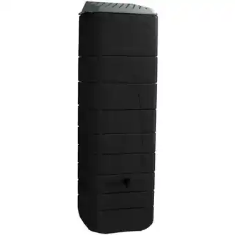 Récupérateur d'eau de pluie mural BELLIJARDIN anthracite 650 L