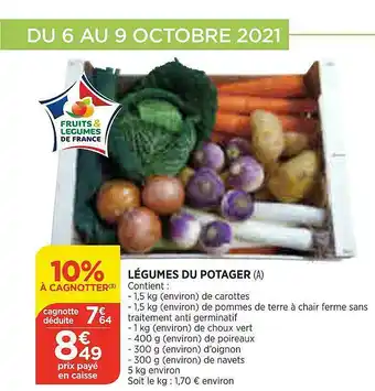 Bi1 Légumes Du Potager offre