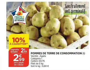 Bi1 Pommes De Terre De Consommation Agata offre