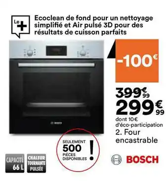 BUT Four Encastrable Bosch offre