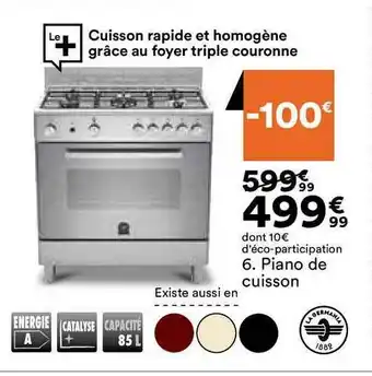 BUT Piano De Cuisson offre