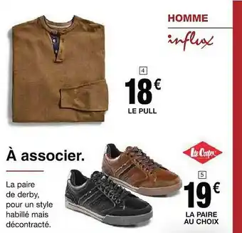 Cora x Carrefour Le Pul Homme Influx offre