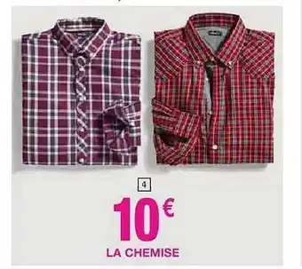 Cora x Carrefour La Chemise offre