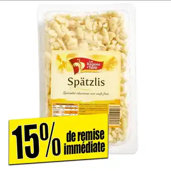 Norma Spätzlis aux oeufs frais offre