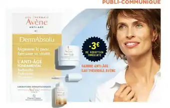E.Leclerc Parapharmacie Gamme Anti-âge Eau Thermale Avène offre
