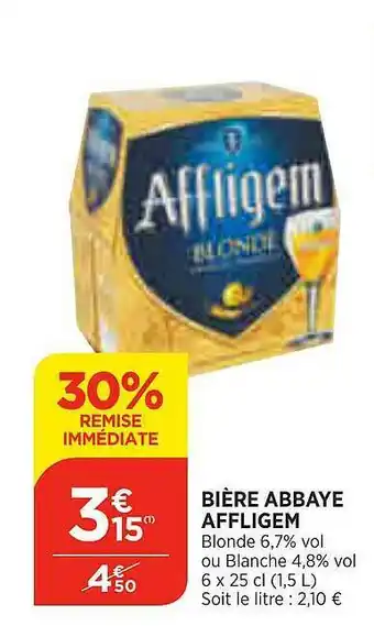 Bière Abbaye Affligem