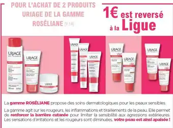 E.Leclerc Parapharmacie 2 Produits Uriage De La Gamme Roséliane offre