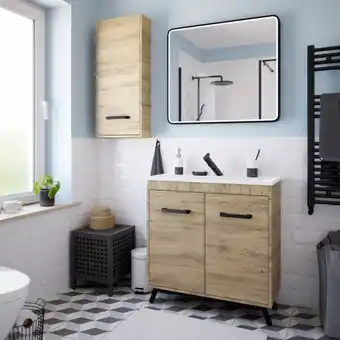 Brico Dépôt PLAN VASQUE CÉRAMIQUE L.80 CM “NAPOLD” offre