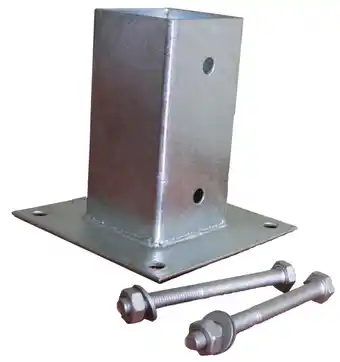 Brico Dépôt PLATINE à FIXER POUR POTEAU BOIS offre