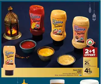 Carrefour Market Sauce Halal SAMIA offre