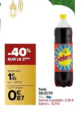 Carrefour Market Soda SELECTO 1,5 L. offre