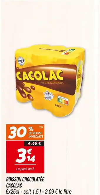 Netto CACOLAC BOISSON CHOCOLATÉE offre