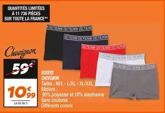 Netto CHEVIGNON BOXERS offre